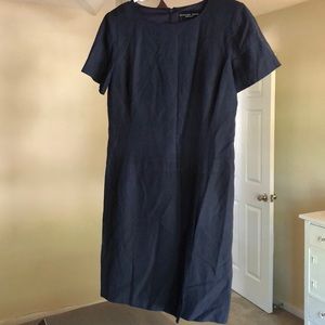 Simply cut classic navy dress